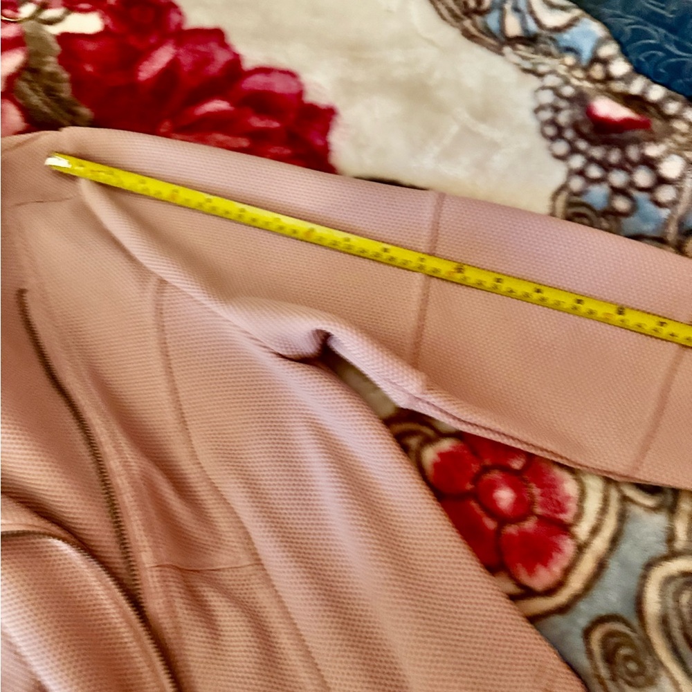 Torrid Pink Cropped Moto Jacket Size: 1 - Picture 13 of 14